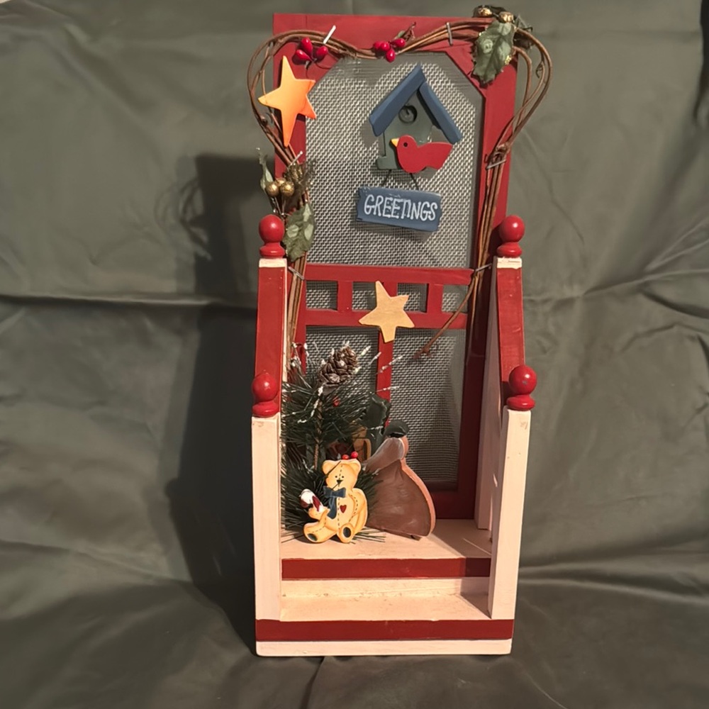 Festive Red and Cream Holiday Decor